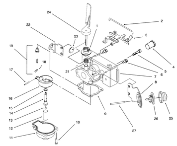 Part Location Diagram of 94-5704 Lawn Boy Disc-Throttle